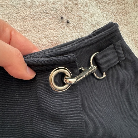 Vintage DKNY Asymmetrical / Wrap Skirt with Buckle - Picture 3 of 4